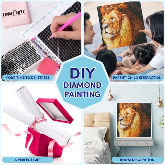 5D Diamond Painting Pink Cartoon Girl DIY Anime Diamond Mosaic Rhinestone  Embroidery Kit Diamond Painting Home Decor
