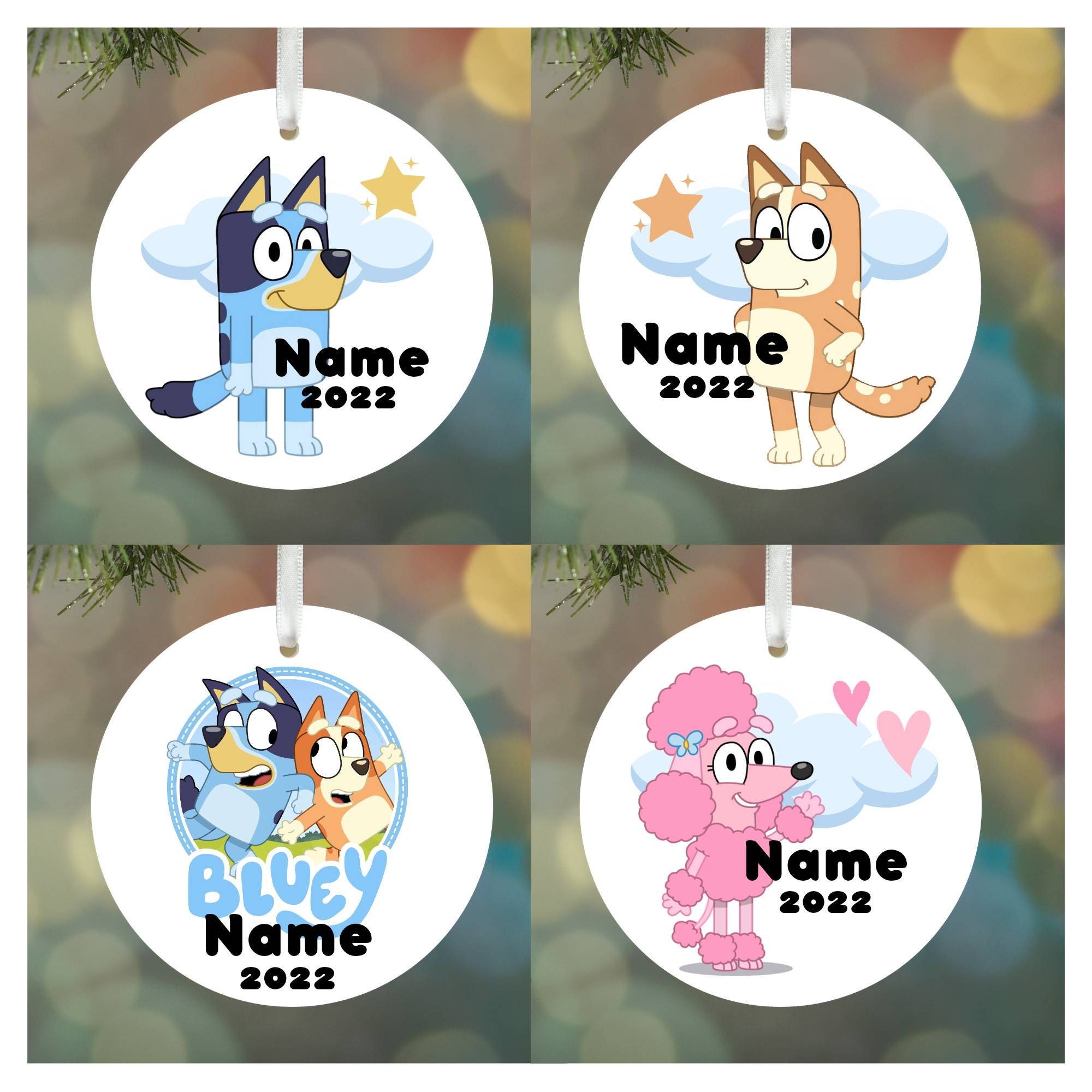 Personalized Bluey Blankets - Etsy