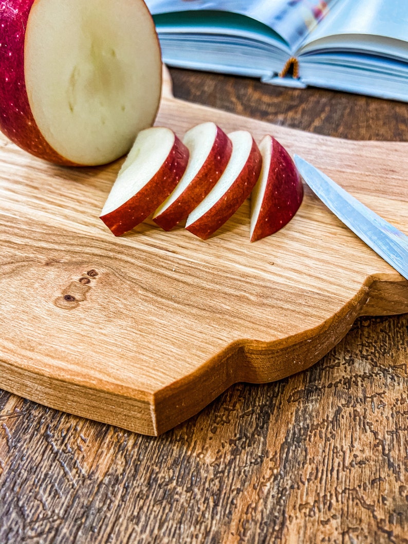 Chicken Shaped Cutting Board, Crazy Chicken Lady Gift, Farm Cutting Board, Chicken Lady Gift, Gift for Chicken lover, Chicken Birthday Gift image 4