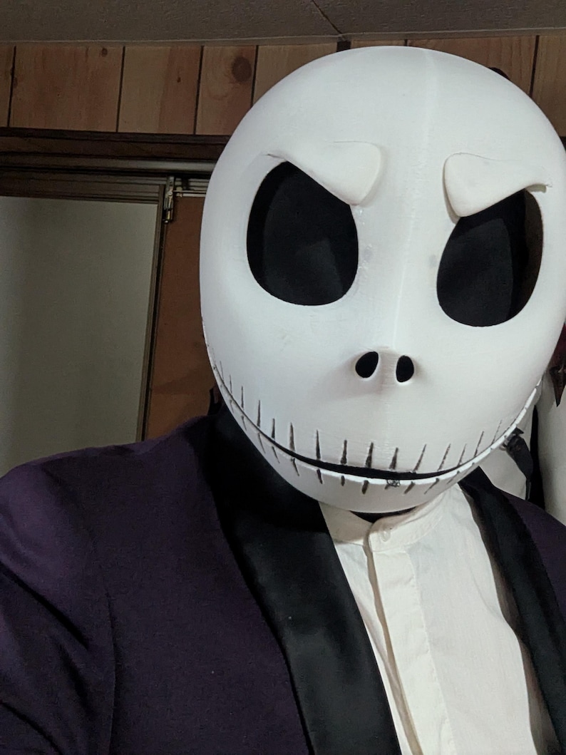 Socket Mask Jack Skellington Articulating Mask - Etsy