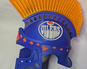 Hockey themed Greek style helmet