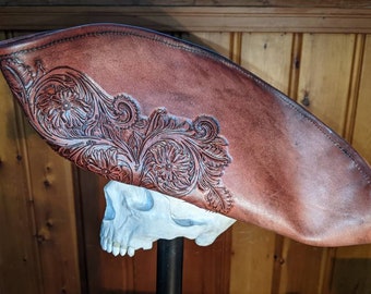 Sombreros de tricornio/pirata de cuero hechos a medida