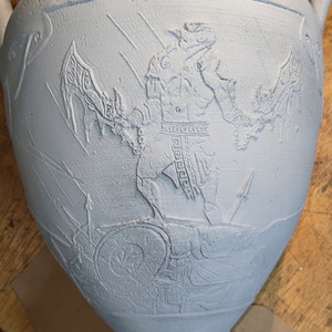 God of War Kratos Vase Unpainted