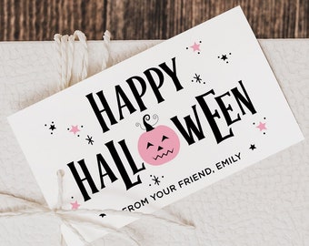 Editable Halloween Favor Tags Boo Gift Tags Costume Party Trick or Treat Favor Tags Birthday Party Download Printable Template Printable