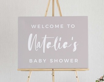 INSTANT DOWNLOAD Template Printable Baby Shower Pink Editable Baby Shower Welcome Sign Welcome Sign B92 Baby Shower Welcome Poster