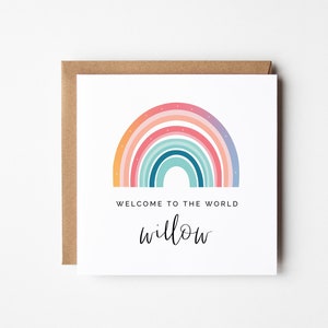 Neue Baby Karte, benutzerdefinierte Grußkarte, Willkommen in der Welt Karte, Glückwünsche zur neuen Baby Karte, druckbare Baby Shower Karte
