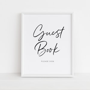 Guestbook Sign Please Sign Our Guestbook Printable 1st Birthday Guestbook Sign Baby Shower Sign Editable Template Instant Download DIY Z60