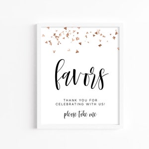 Partij gunsten teken INSTANT DOWNLOAD afdrukbare tabel partij gunst teken, bewerkbare tabel teken, 1e verjaardag partij decoratie, baby douche teken Z4
