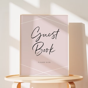 Guestbook Sign Please Sign Our Guestbook Printable 1st Birthday Guestbook Sign Baby Shower Sign Editable Template Instant Download DIY Z79