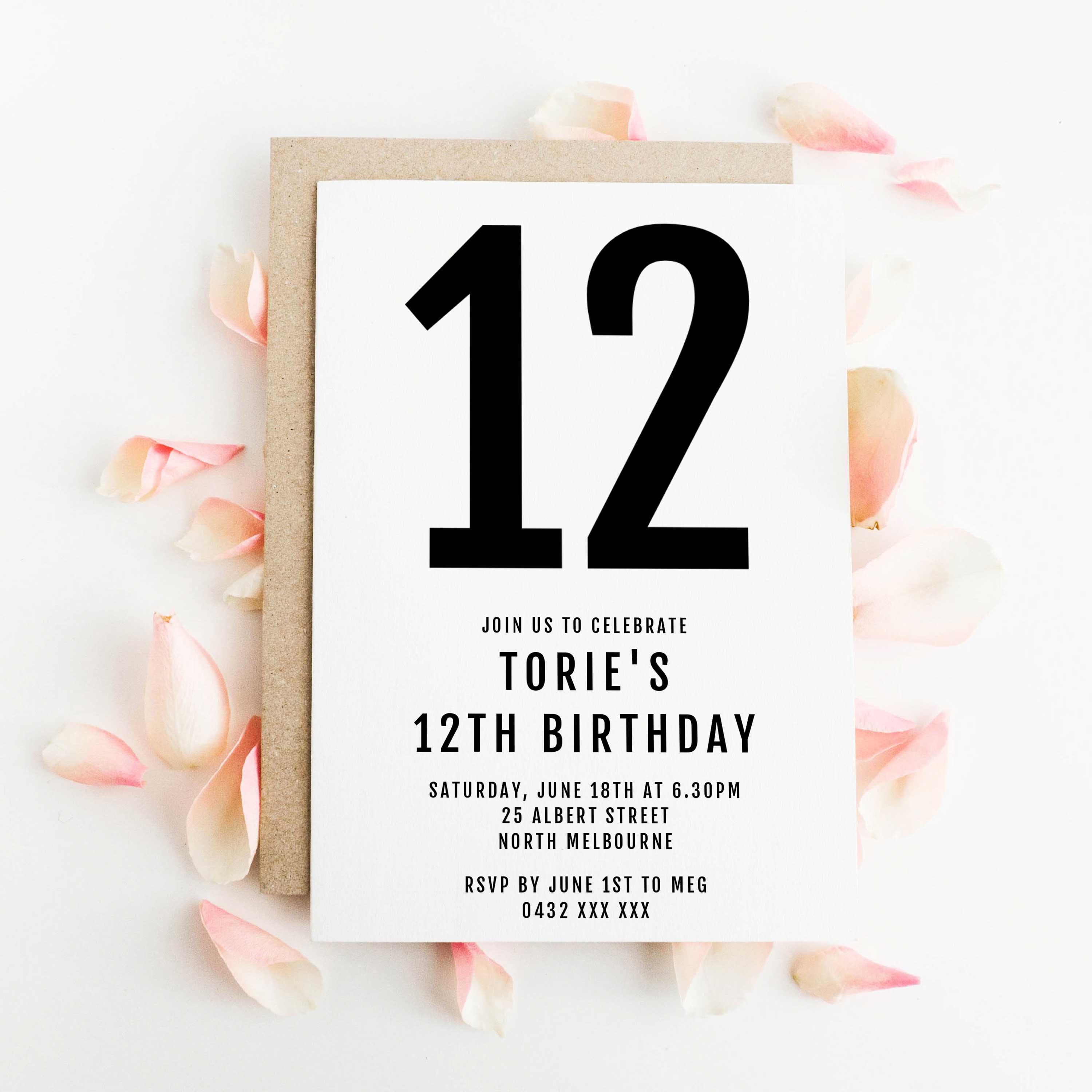 simple-12th-birthday-invitation-instant-download-birthday-etsy