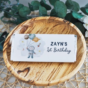 Editable Outer Space Chocolate Bar Label Candy Bar Wrapper - Etsy Australia