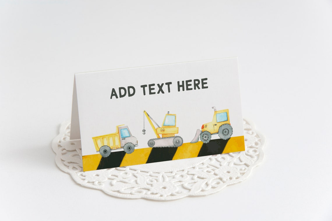 Construction Birthday Food Tent Labels Buffet Cards Printable construction-birthday-food-tent-labels-buffet-cards-printable