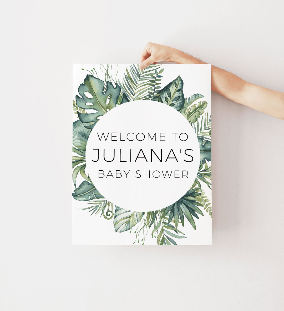 Editable Baby Shower Welcome Sign Baby Shower Welcome Poster INSTANT ...