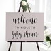 Editable Baby Shower Welcome Sign Baby Shower Welcome Poster INSTANT ...