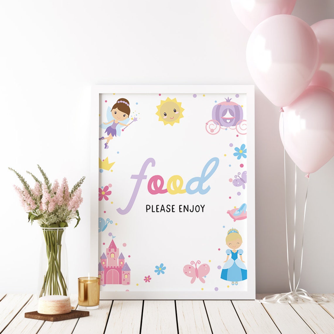 Food Table Sign 8x10, Editable Template Printable Instant Download ...