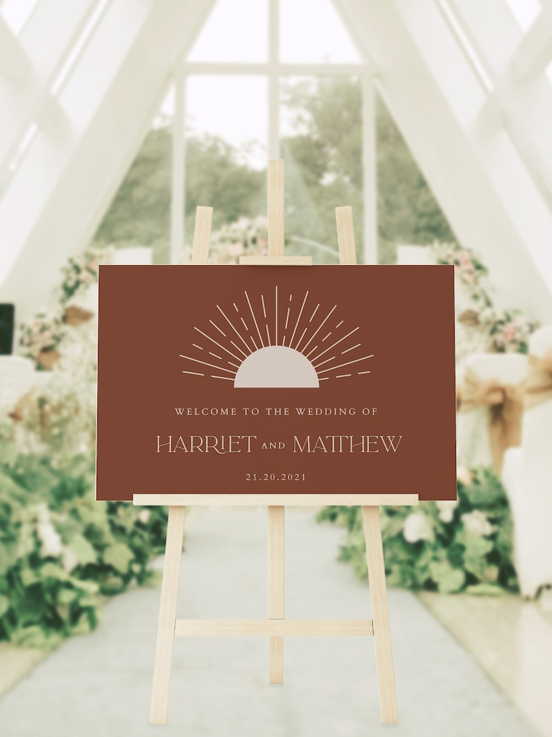Editable Wedding Welcome Sign Template, Instant Download, Printable ...