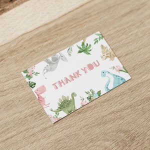 Funny Dinosaur Thank You Card - 'Muchas G-RARRRR-cias' Greeting Card With Envelope