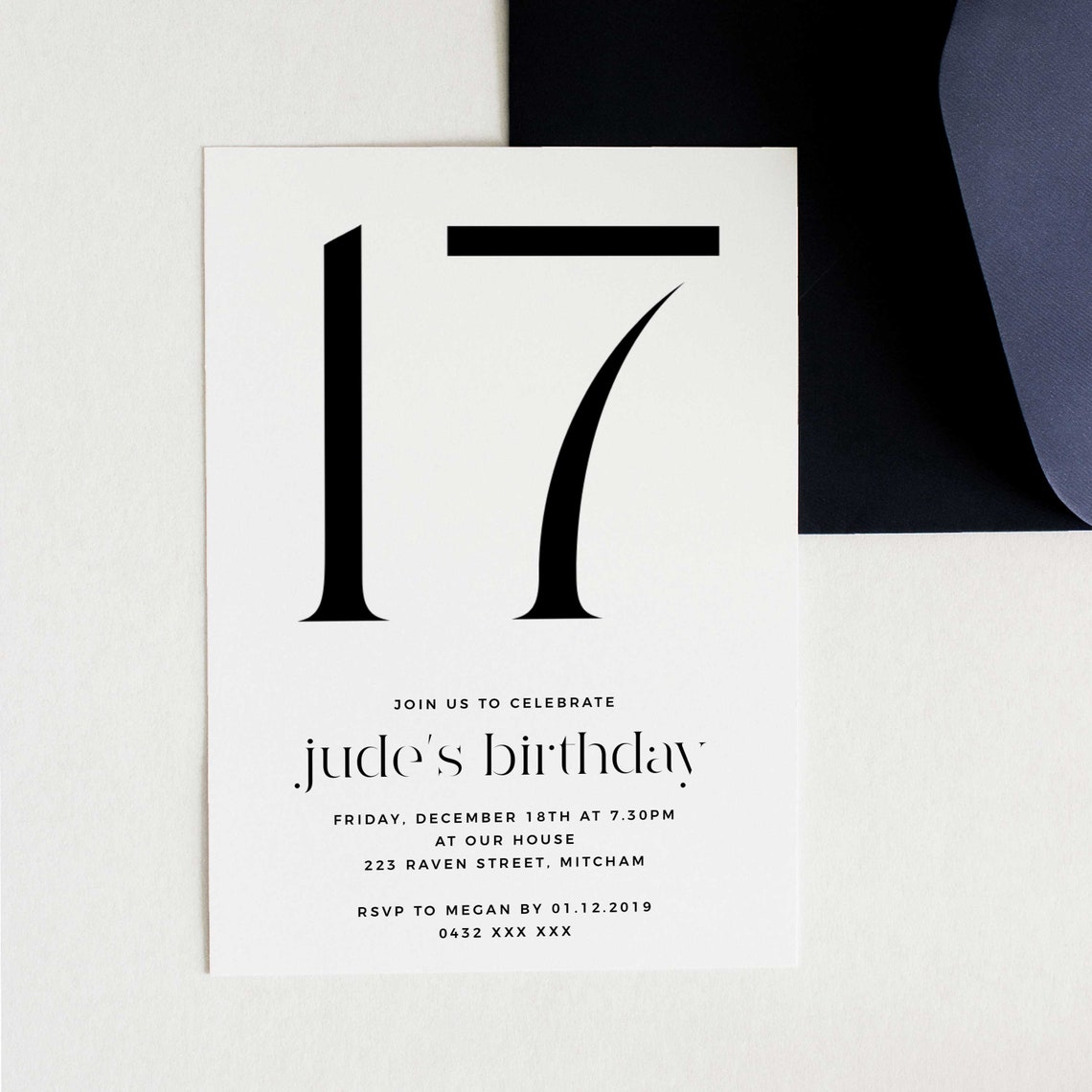 simple-17th-birthday-invitation-instant-download-birthday-etsy