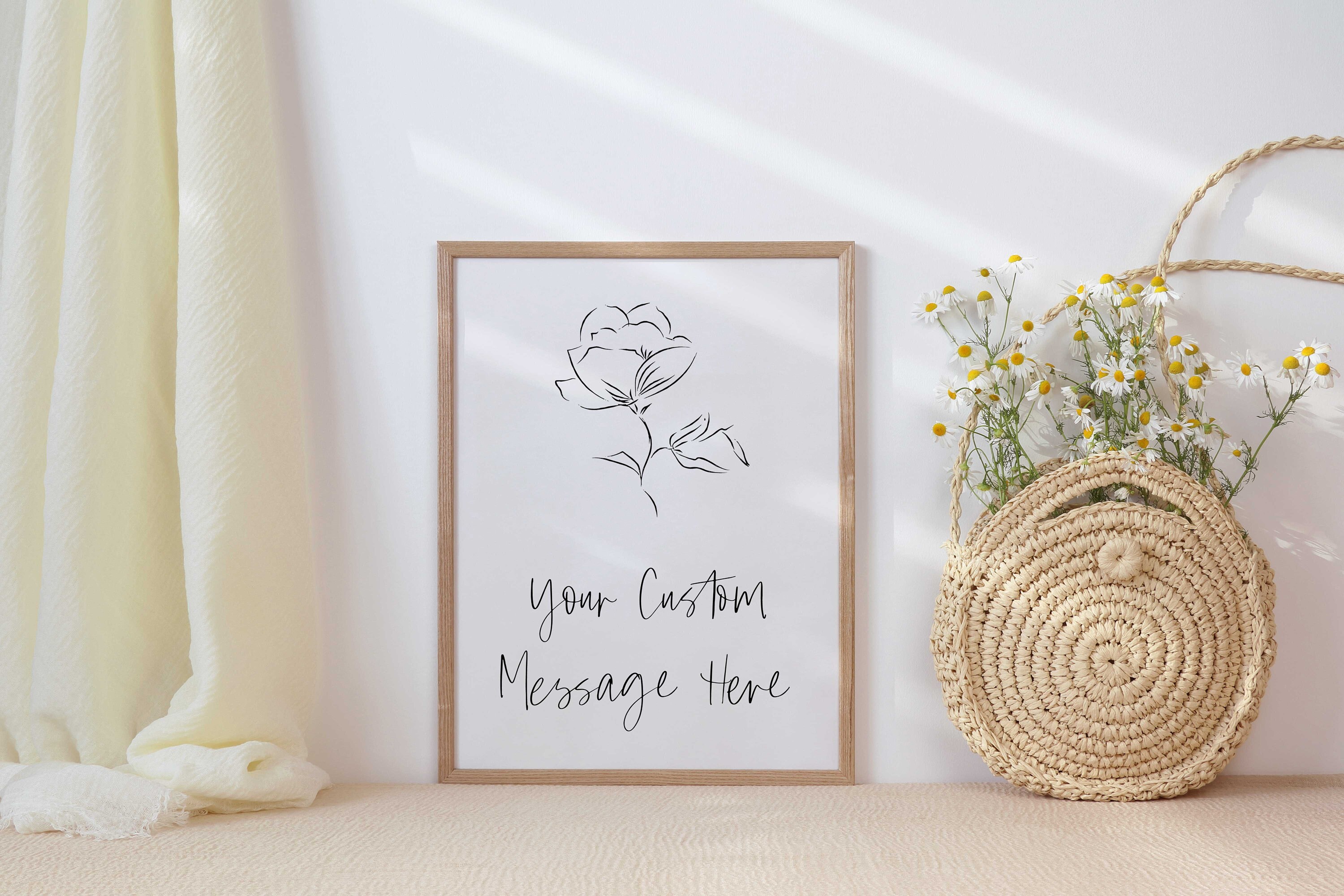Custom Sign Editable Template, Instant Download Printable Modern ...