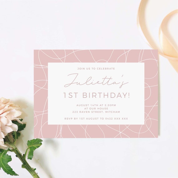 iZoeL 30 Invités Decoration Anniversaire Femme Fille Rose