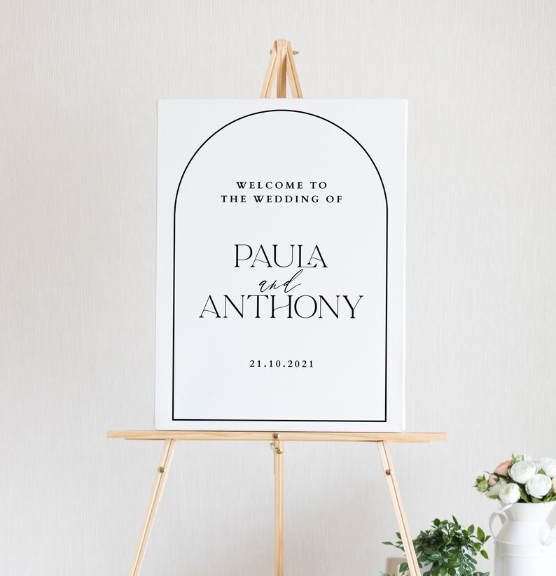 Editable Wedding Welcome Sign Template, Instant Download, Printable ...