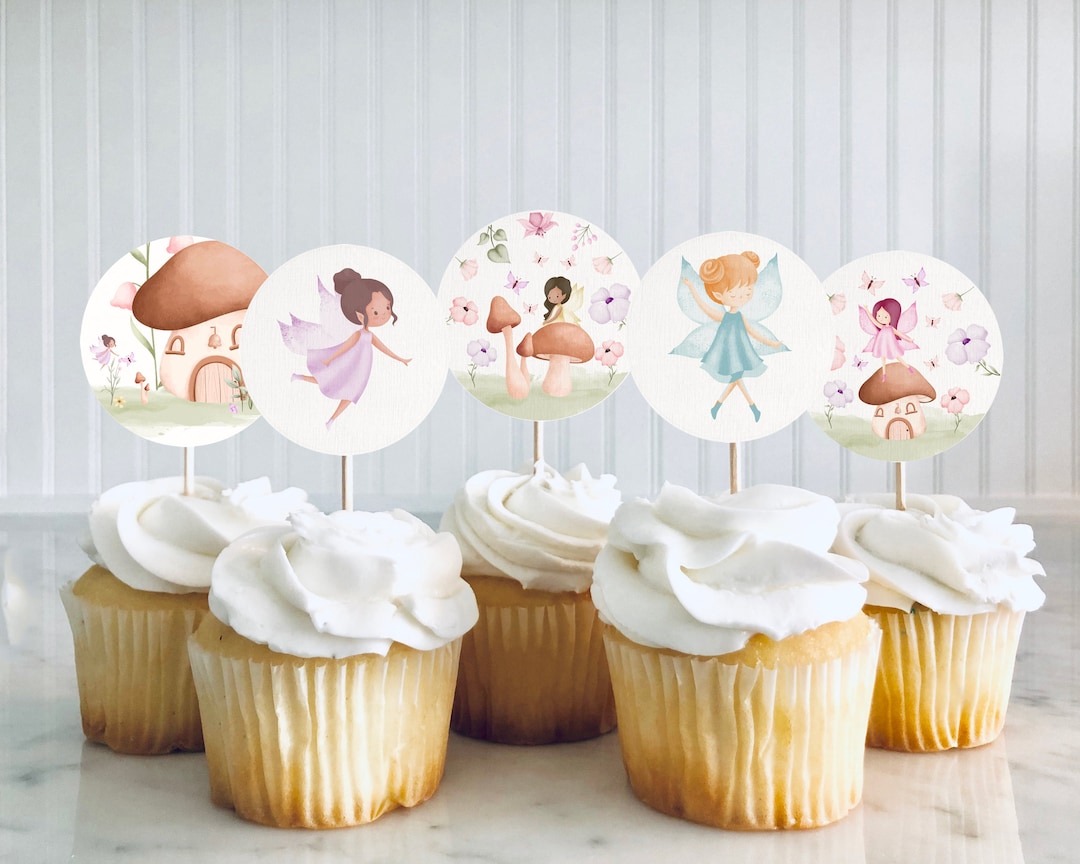 Fairy Cupcake Toppers Printable