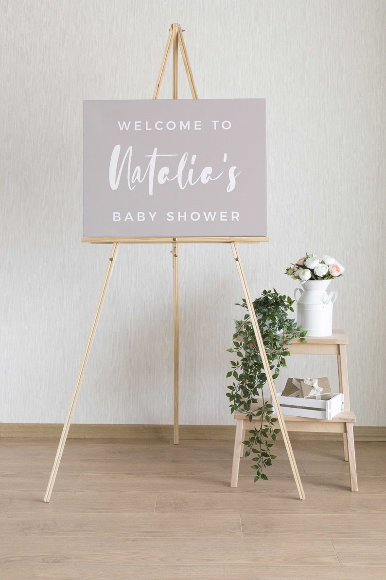 INSTANT DOWNLOAD Template Printable Baby Shower Pink Editable Baby Shower Welcome Sign Welcome Sign B92 Baby Shower Welcome Poster