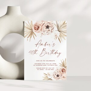 a white vase with a card inside of it