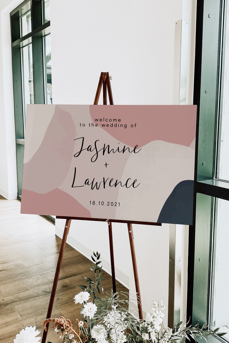 Editable Wedding Welcome Sign Template Printable Instant - Etsy