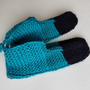 Handmade Vintage Slippers With Sole, Womens Slipper Booties, Crochet Knit House Shoes
