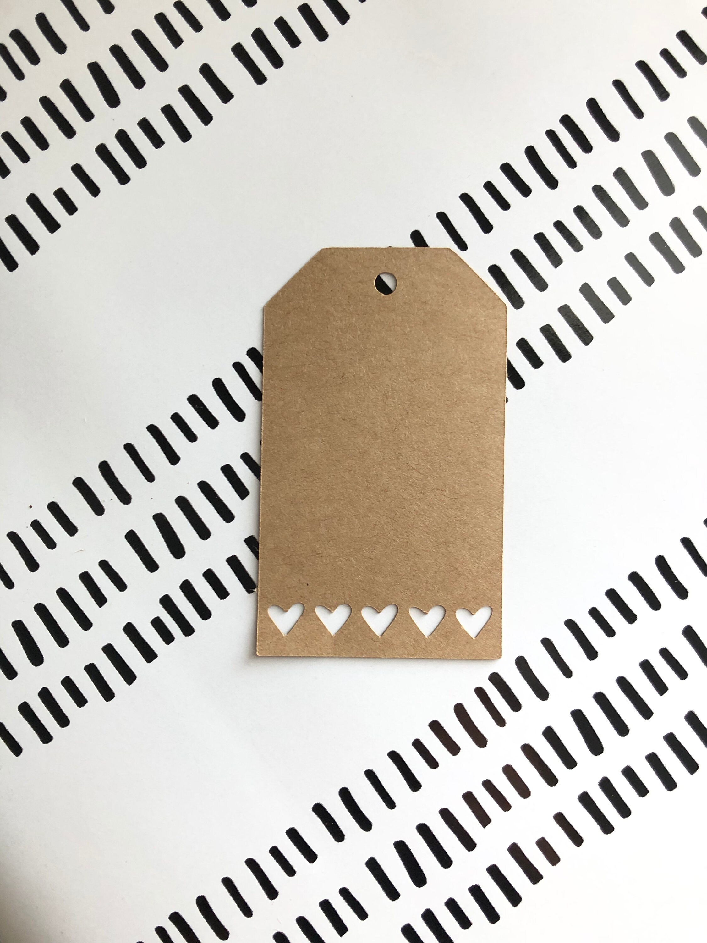 Hearts Gift Tag SVG File Silhouette Studio Cameo Gift Tag Etsy