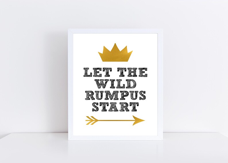 Permit the Wild Rumpus Start off Printable, Gold Crown Arrow Wherever the Wild Aspects Are Printable, Wherever the Wild Factors Are Decor Wild Factors Decor graphic about Let the Wild Rumpus Start Printable named Enable the Wild Rumpus Start off Printable, Gold Crown Arrow Exactly where the Wild Elements Are Printable, Exactly where the Wild Elements Are Decor Wild Aspects Decor