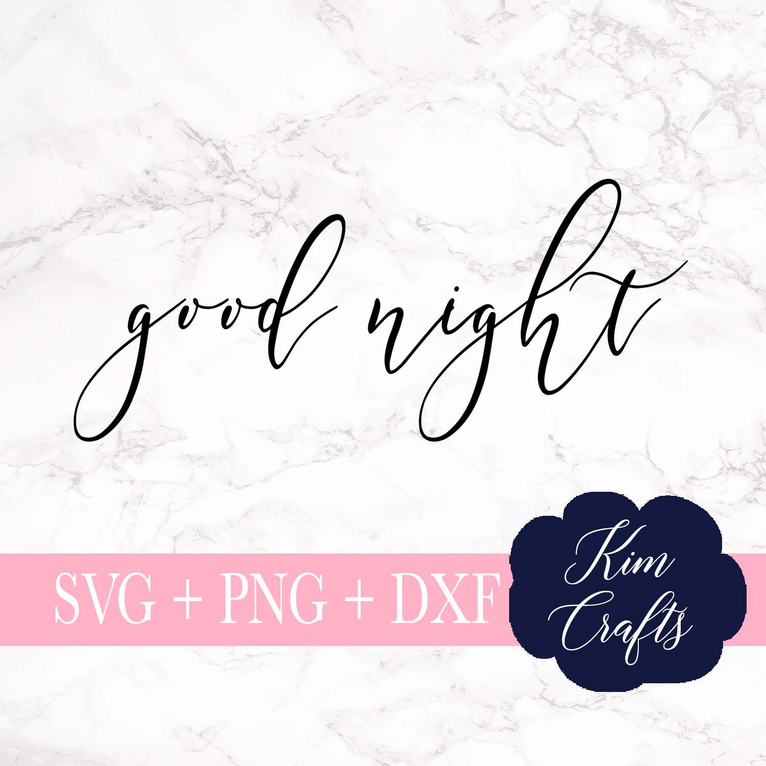 Download Good Night Svg Cut File Quote Svgs Silhouette Cut File Etsy