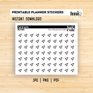 Printable Stickers | ARROW Mini Icons