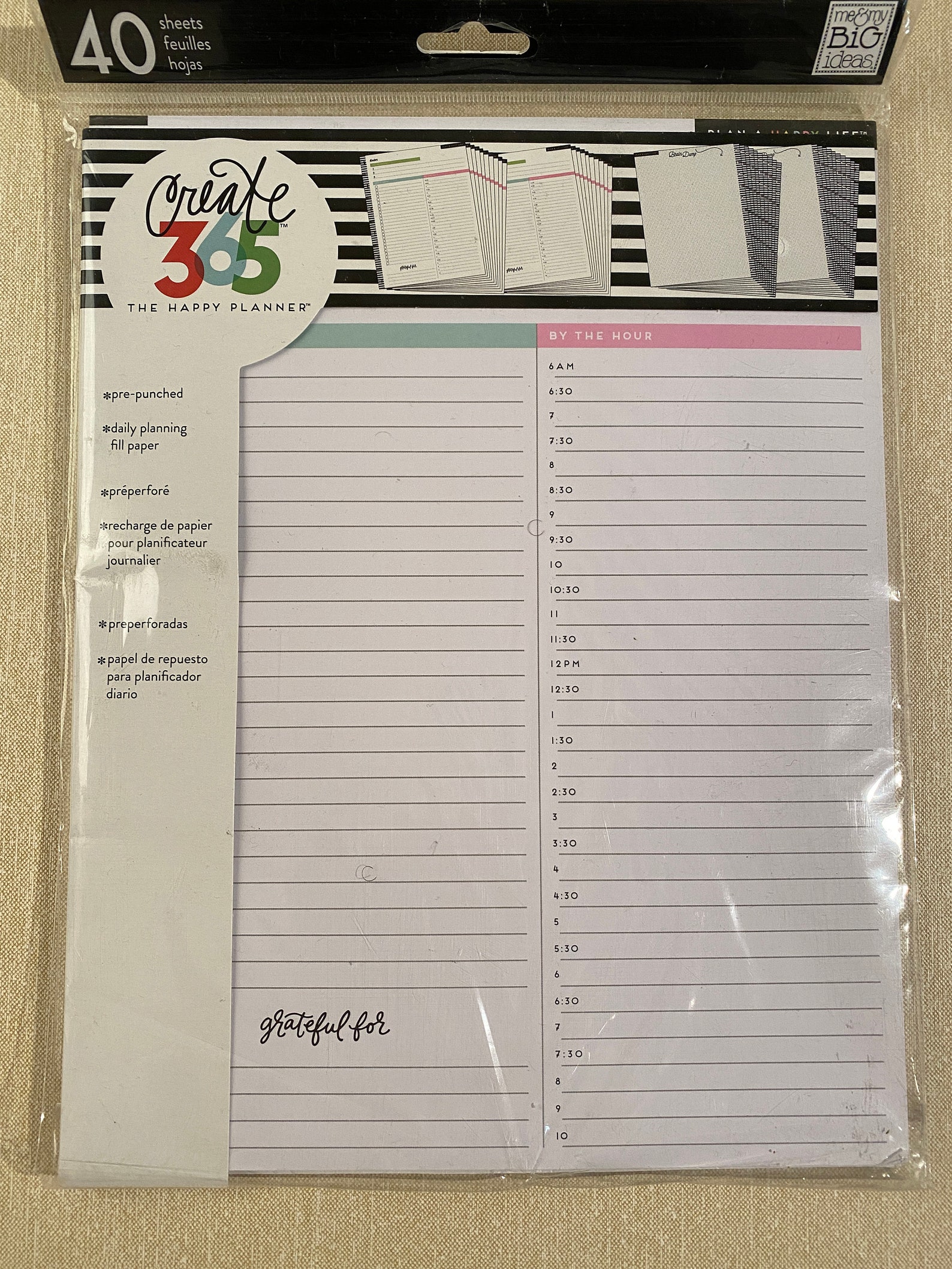 Big Happy Planner Filler Paper Planner Paper Important Etsy