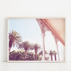Landscape Palm Tree Art Print, Palm Beach Print, Tropical Wall Decor, Printable Wall Art, Digital Art, Tropical Wall Decor, Palm Tree Decor