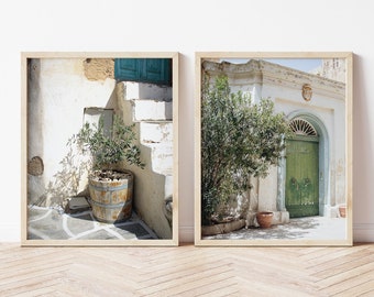Italy Art Print Set of 2, Olive Tree Art Print, Wall Art Print Set, Printable Wall Art, Italy Wall Decor, Italy Print Bundle, Tuscany Prints