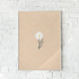 Daisy Art Print, Bedroom Wall Decor, Feminine Decor, Daisy Wall Art, Floral Decor, Floral Wall Decor, Flower Art Print, Printable Wall Art