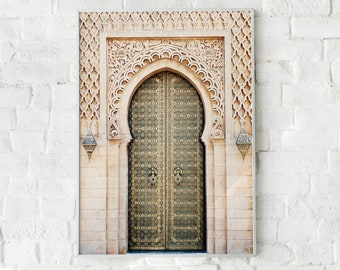 Morocco Door Art Print, Blush Pink Art Print, Door Photograph, Printable Wall Art, Blush Pink Wall Art, Oriental Art Print, Pastel Pink Art