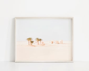 Desert Architecture Art Print, Printable Wall Art, Neutral Wall Decor, Boho Wall Decor, Architecture Print, Digital Art, Desert Wall Art