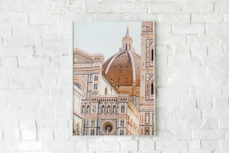 Florence Duomo Art Print Italy Wall Art Printable Wall Art Etsy