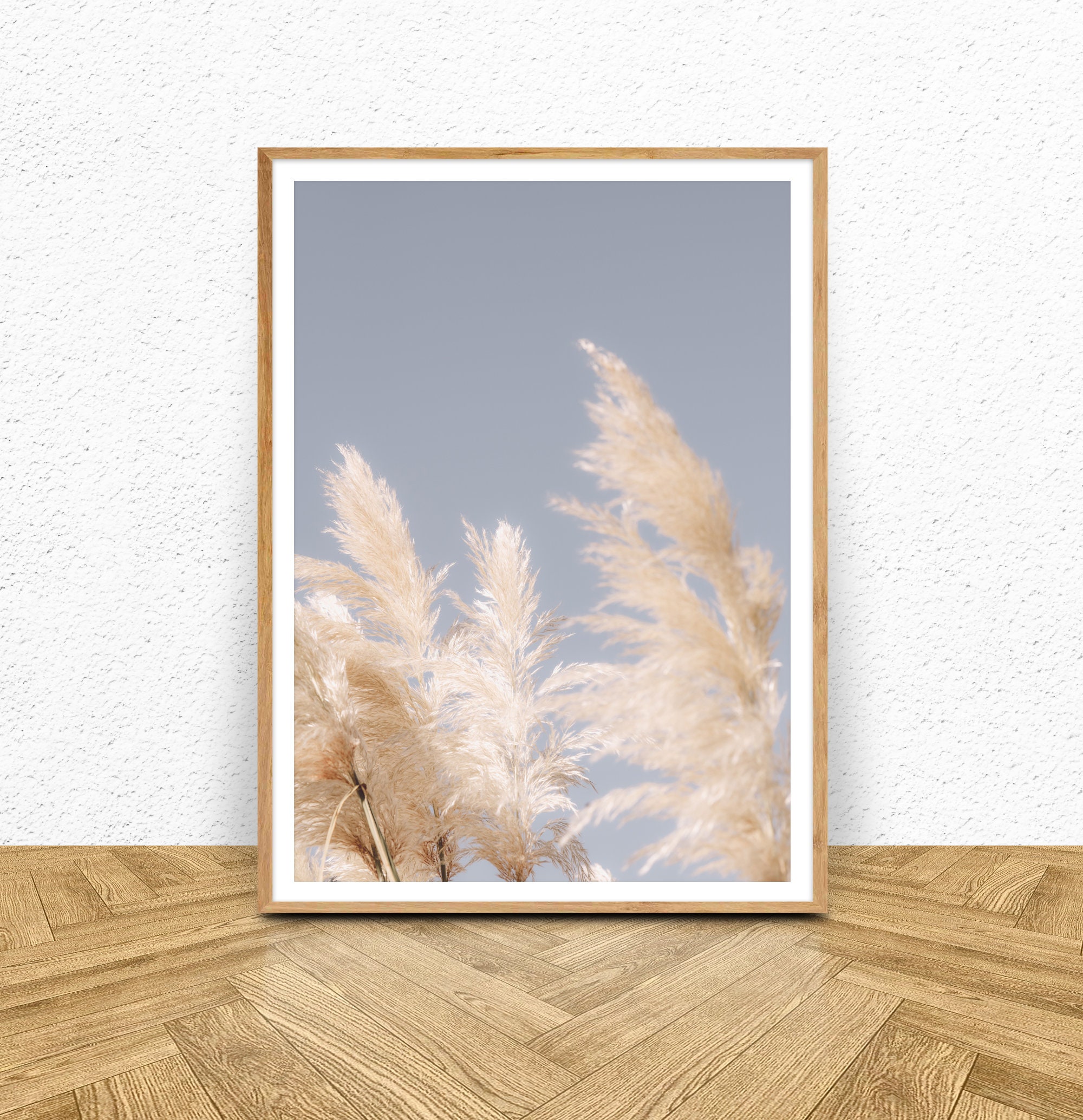 Pampas Grass Art Print Pampas Wall Decor Bedroom Wall Decor Etsy