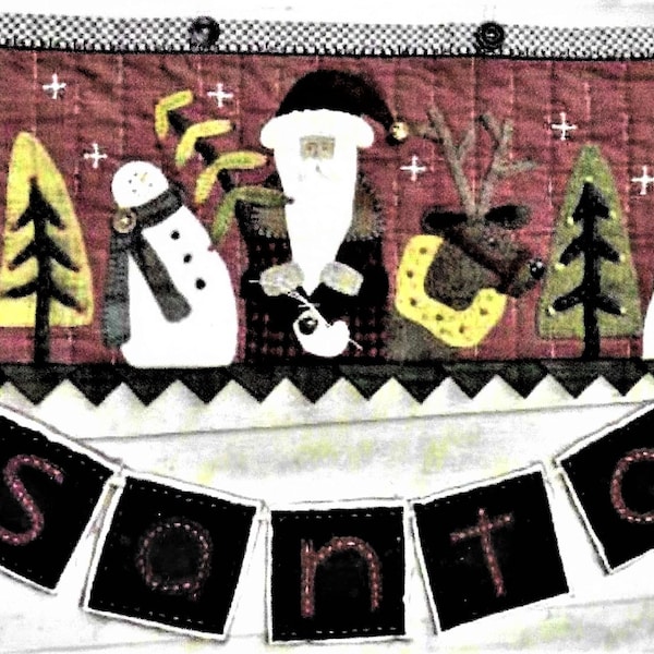 Wool Applique Banner Kit Etsy