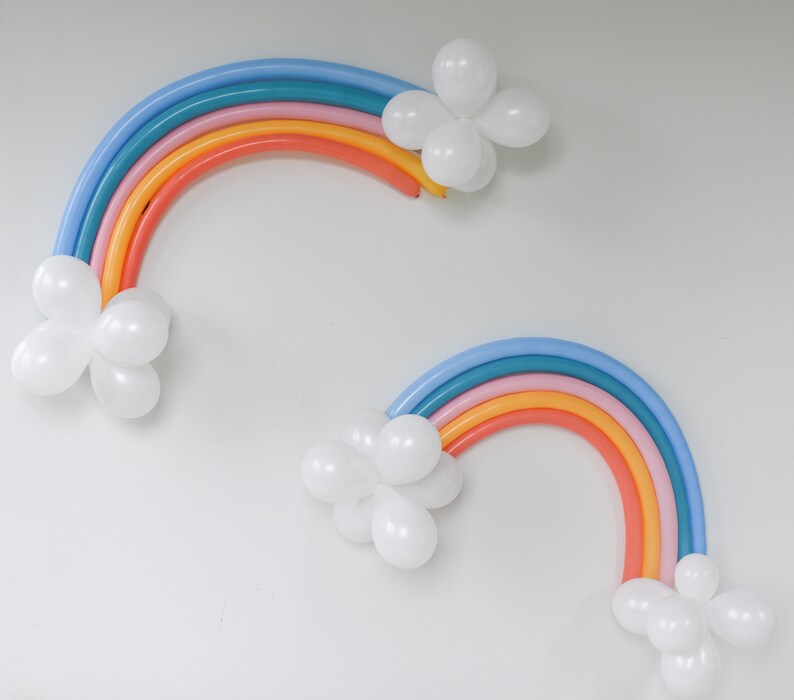 Rainbow Balloon Kit/rainbow Party Decorations/rainbow Birthday Etsy
