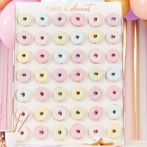 Donut wall – holds 42 donuts /Donut Party Decorations/Donut Stand/Donut Theme Party/Donut Grow Up/Baby Shower Decor/Kids Party Donut Theme