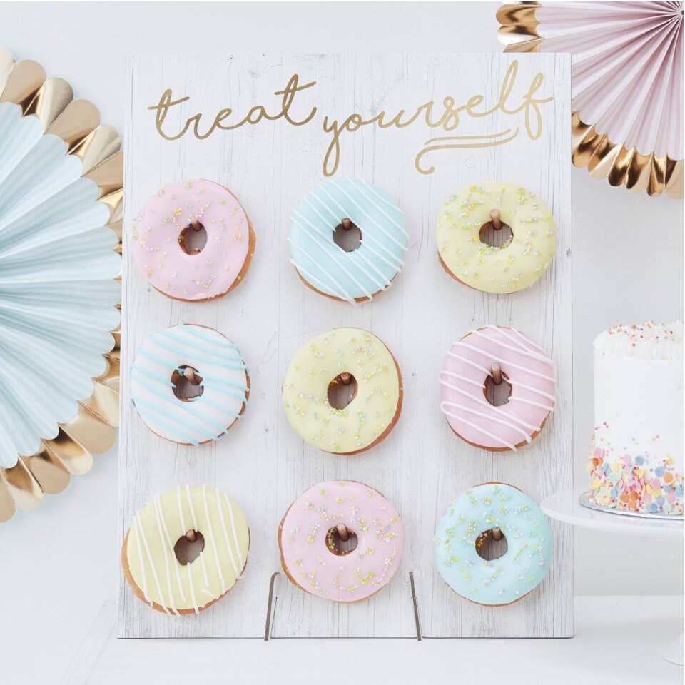 Donut wall – holds 9 donuts /Donut Party Decorations/Donut Stand/Donu…