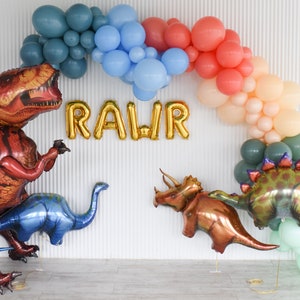 Dinosaur Mylar Balloons/Dinosaur Balloons/Dinosaur Birthday Party/Dinosaur Theme Party/Balloor Decorations/Birthday Decorations/Dino