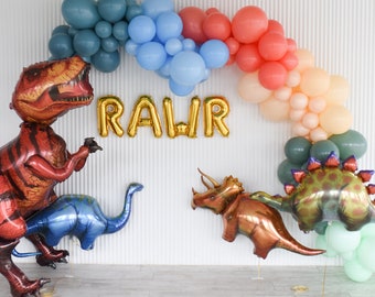 Dinosaur Mylar Balloons/Dinosaur Balloons/Dinosaur Birthday Party/Dinosaur Theme Party/Balloor Decorations/Birthday Decorations/Dino