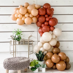 Neutral Balloon Garland/Garland Kit PUMP INCLUDED!/ Balloon Arch/ Brown Balloon Arch/Nude Balloon Garland/Neutral Balloon Arch