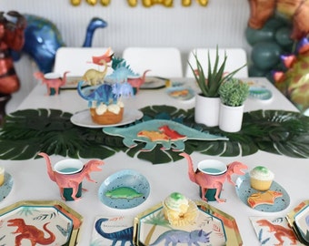 Dinosaur Party Tableware/Dinosaur Birthday/Dinosaur Birthday Party/Dinosaur Theme Party/Birthday Tableware/Birthday Decorations/Dinosaur